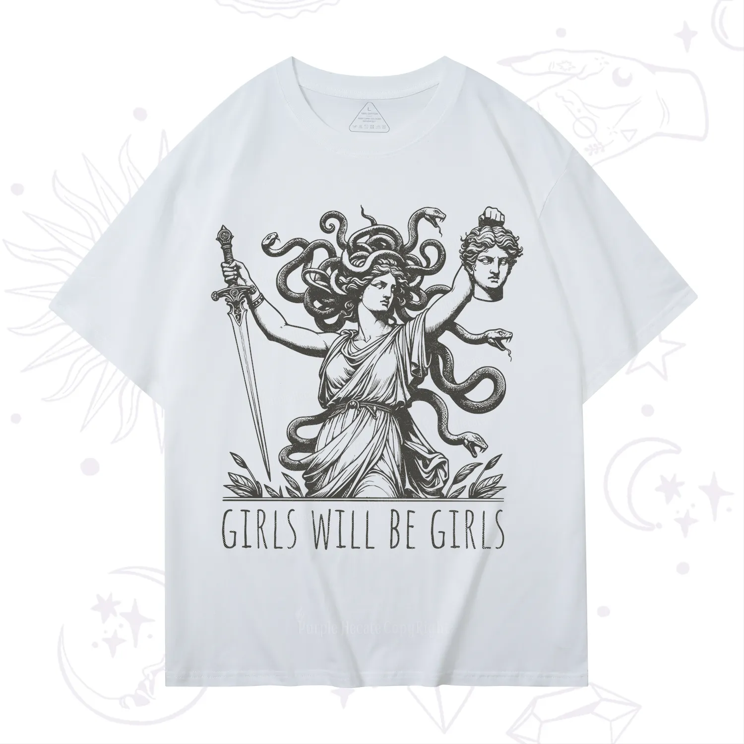 Purplehecate Girls Will Be Girls Medusa T-Shirt