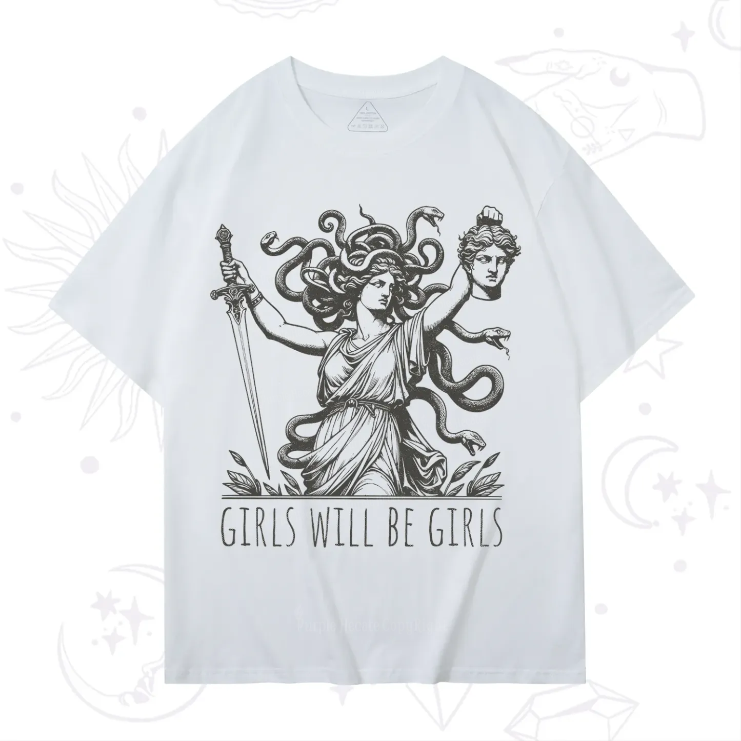 Purplehecate Girls Will Be Girls Medusa T-Shirt