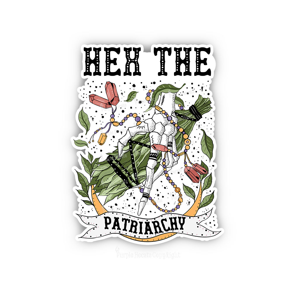 Purplehecate Heh The Patriarchy Sticker
