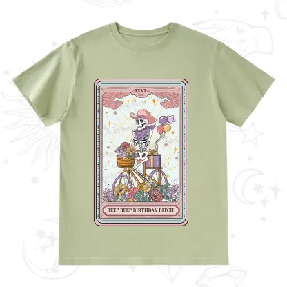 Purplehecate The Beep Beep Birthday Bitch Tarot T-Shirt