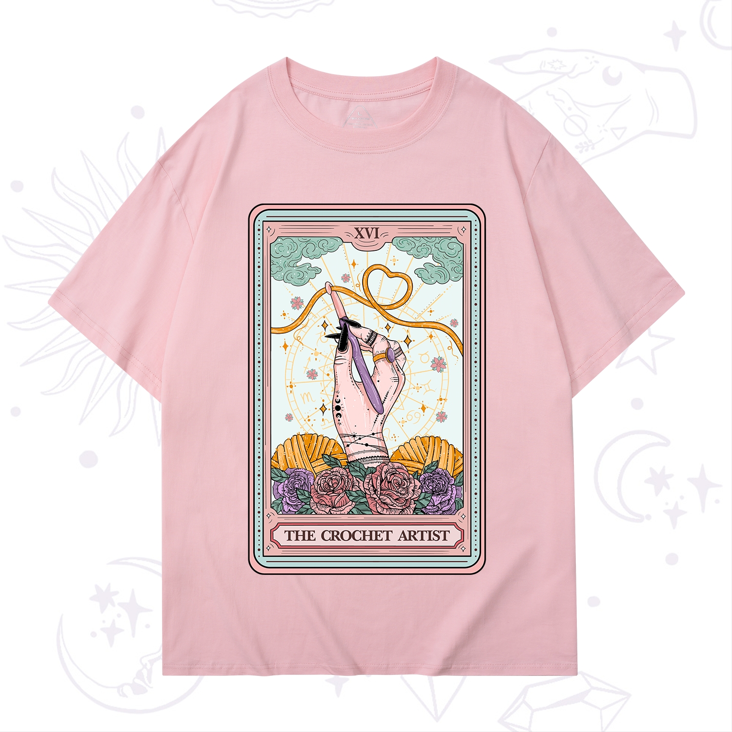 Purplehecate The Crochet Artist Tarot Card T-Shirt