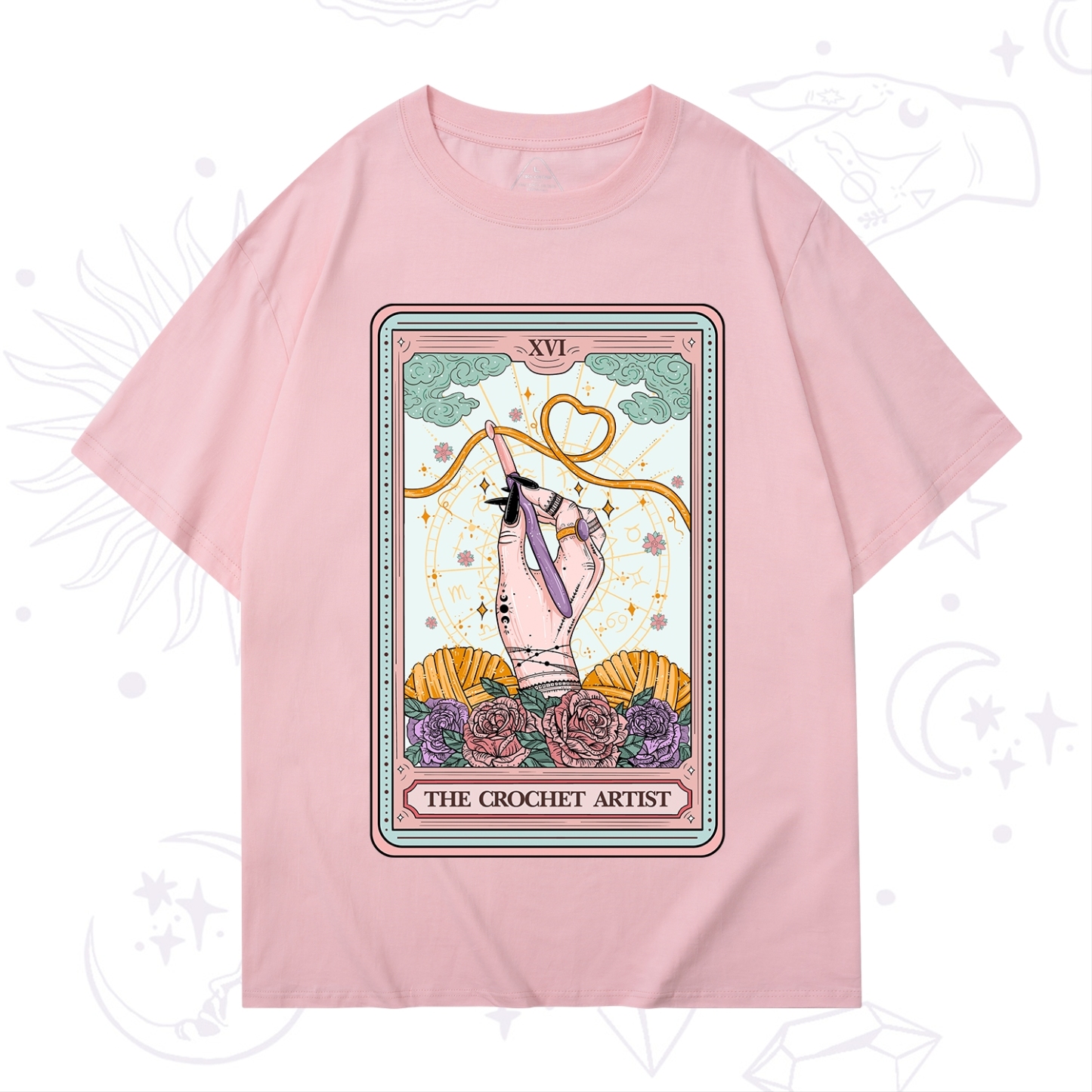Purplehecate The Crochet Artist Tarot Card T-Shirt