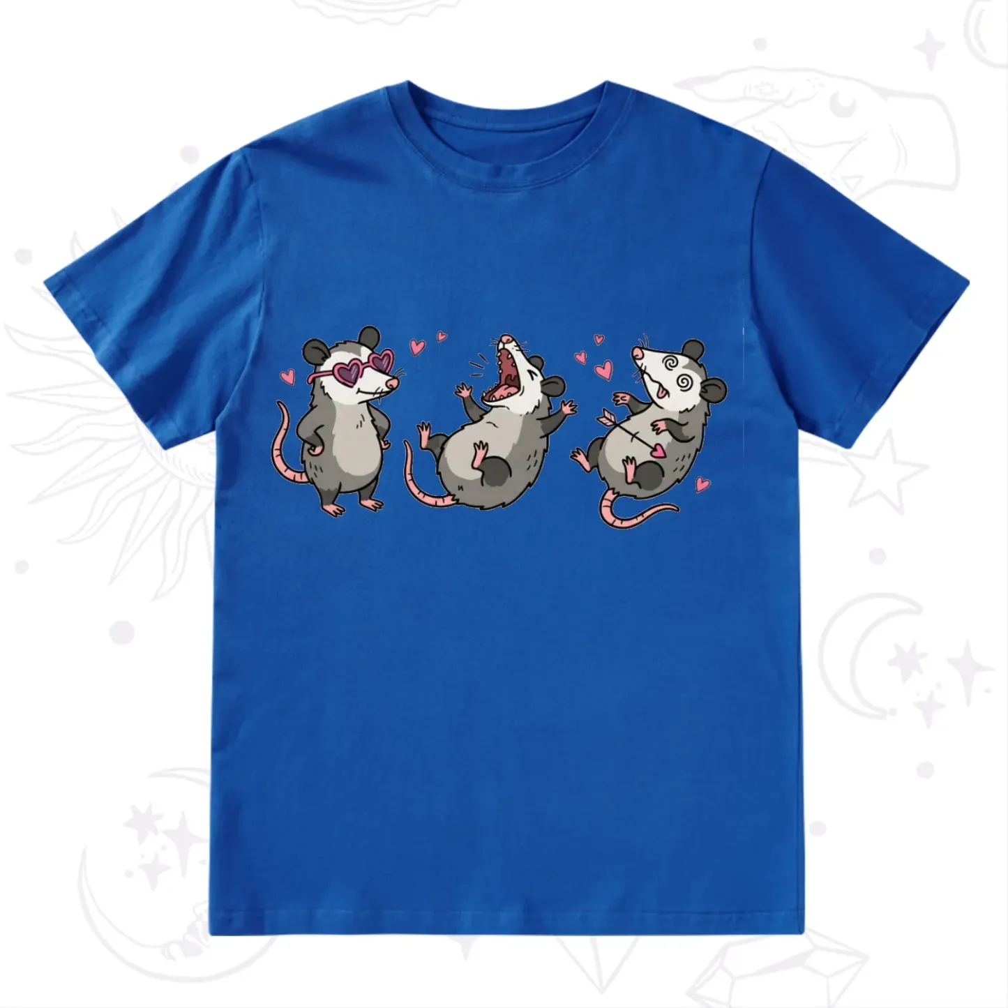 Purplehecate Funny Opossum Valentine T-Shirt