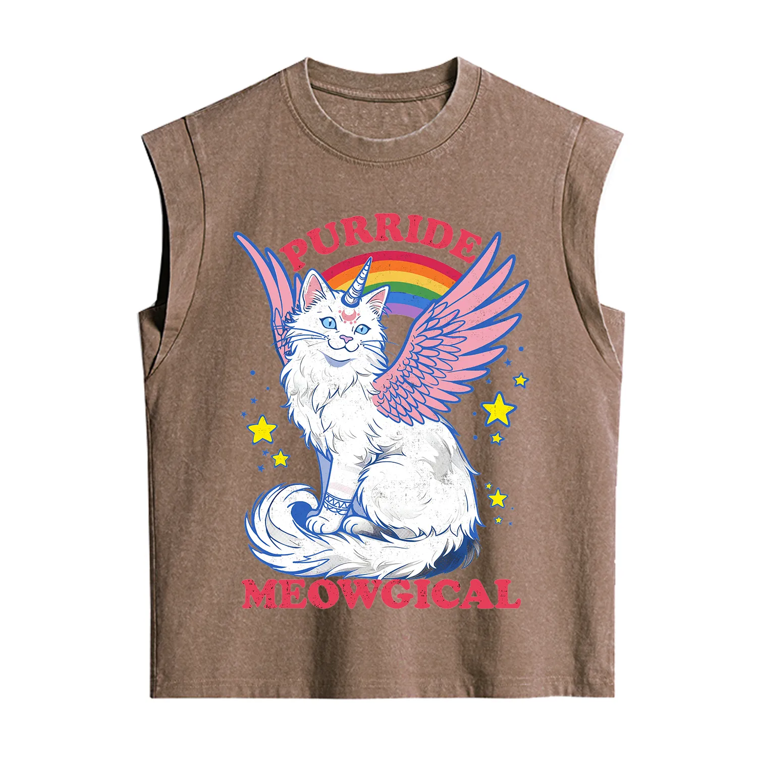 Purplehecate Purride Meowgical Vintage Washed Tank
