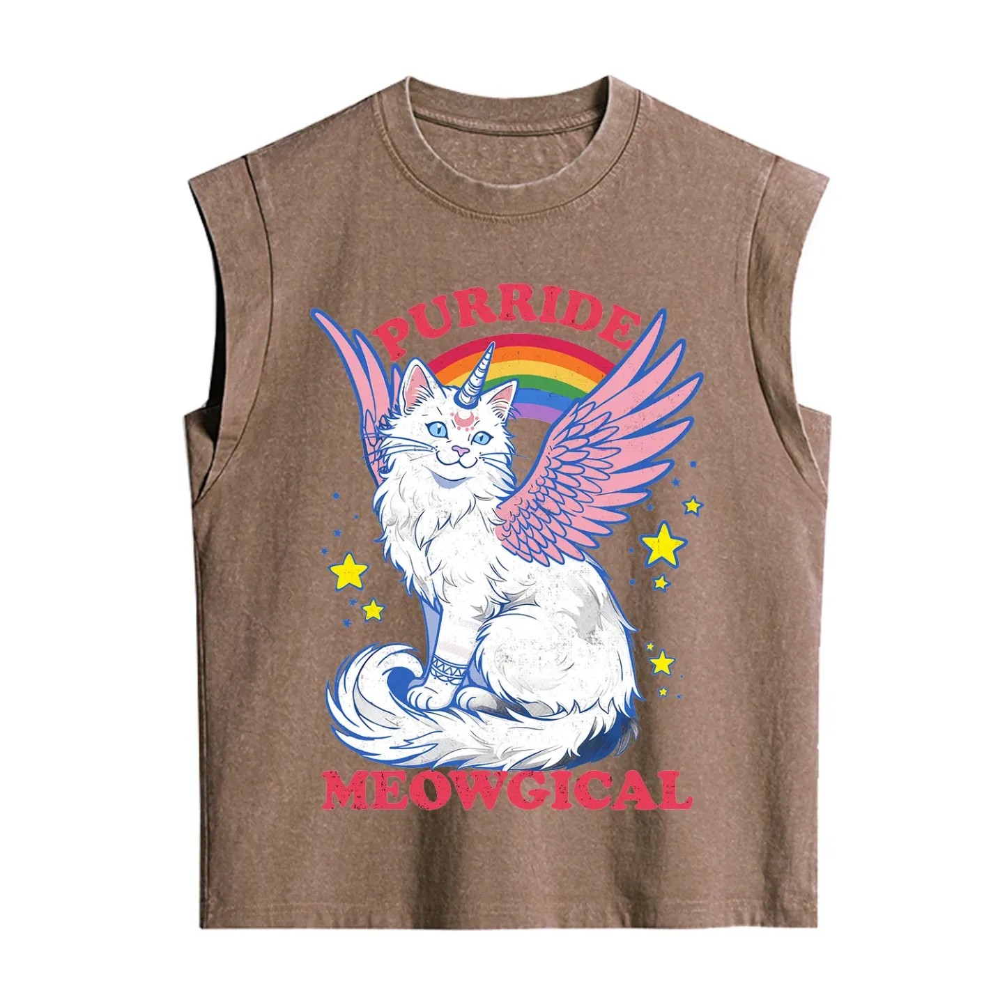 Purplehecate Purride Meowgical Vintage Washed Tank
