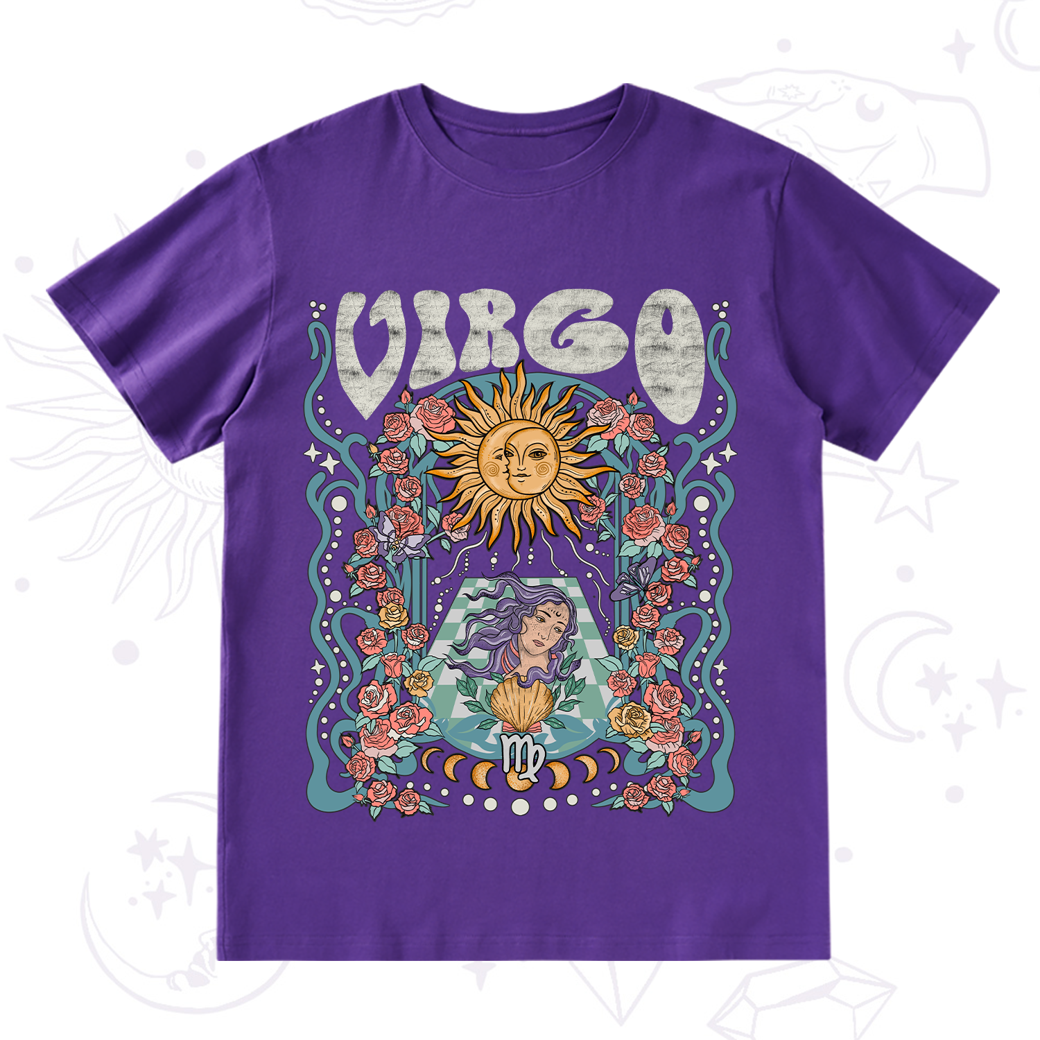 Purplehecate Virgo Spirit Zodiac T-Shirt