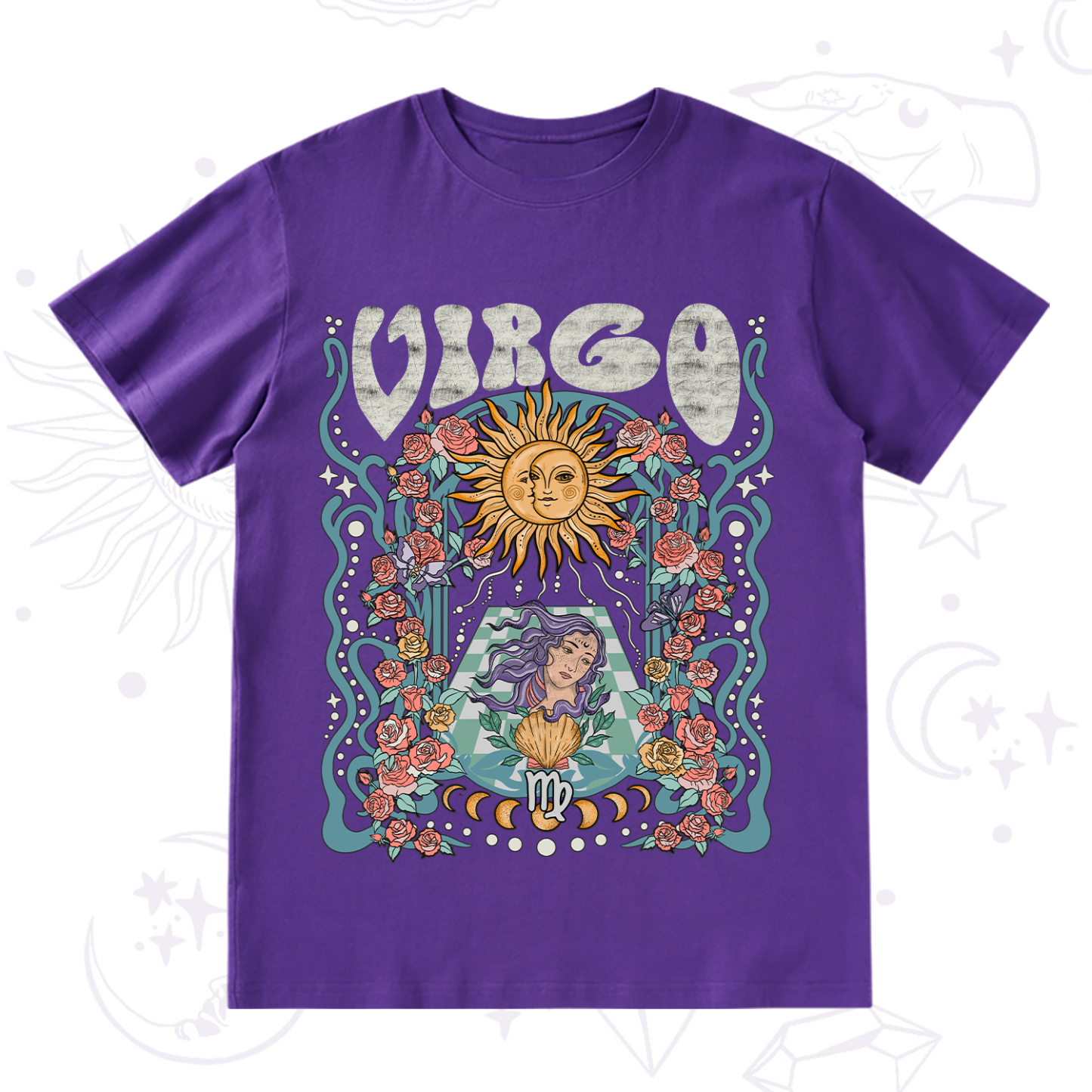Purplehecate Virgo Spirit Zodiac T-Shirt