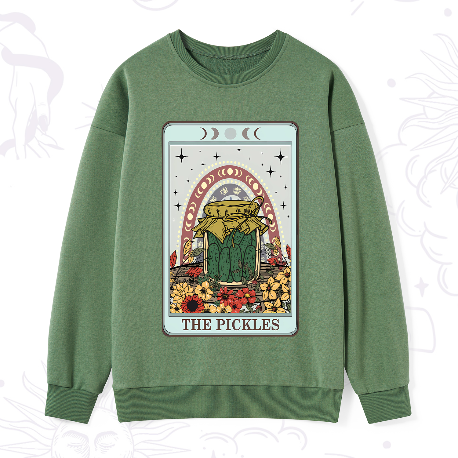 Purplehecate The Pickles Tarot Sweatshirt