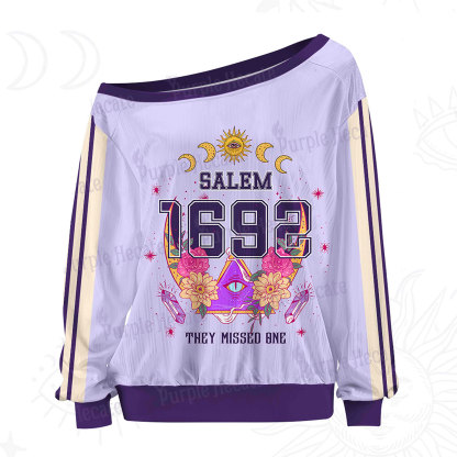Purplehecate Salem 1692 They Missed Off The Shoulder Graphic Jersey 