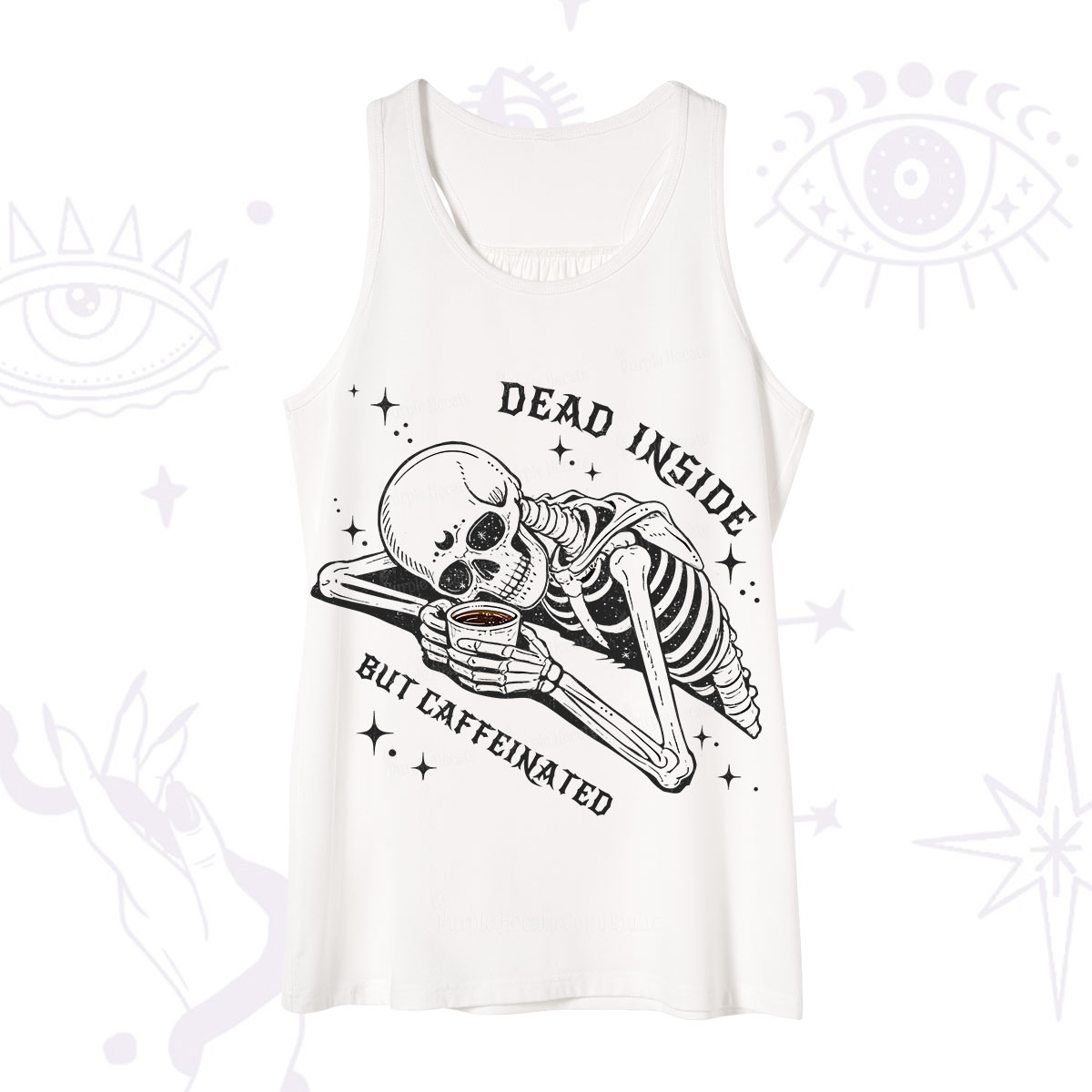 Purplehecate Dead Inside But Caffeinated Tank