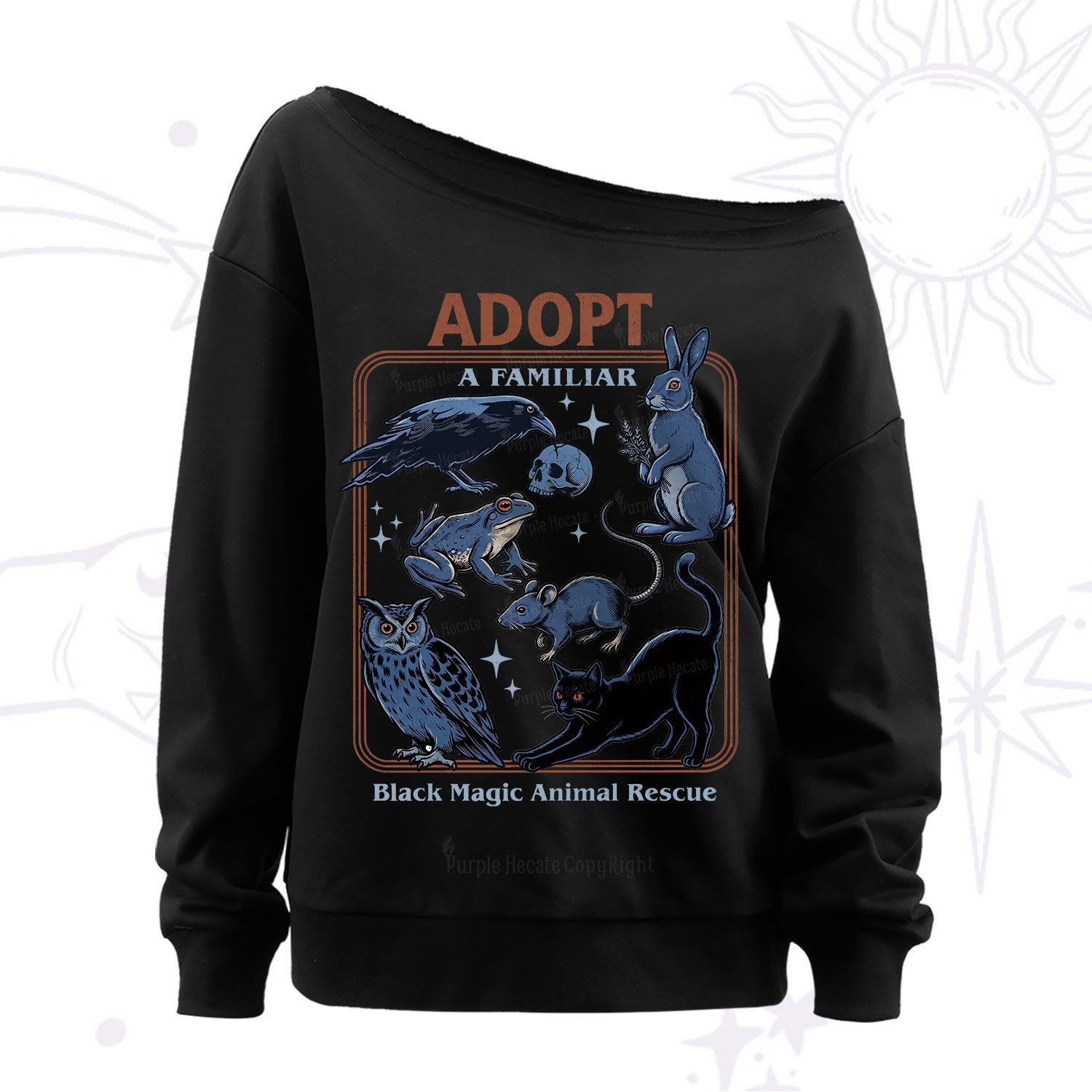 Purplehecate Adopt a Familiar Off The Shoulder Sweat