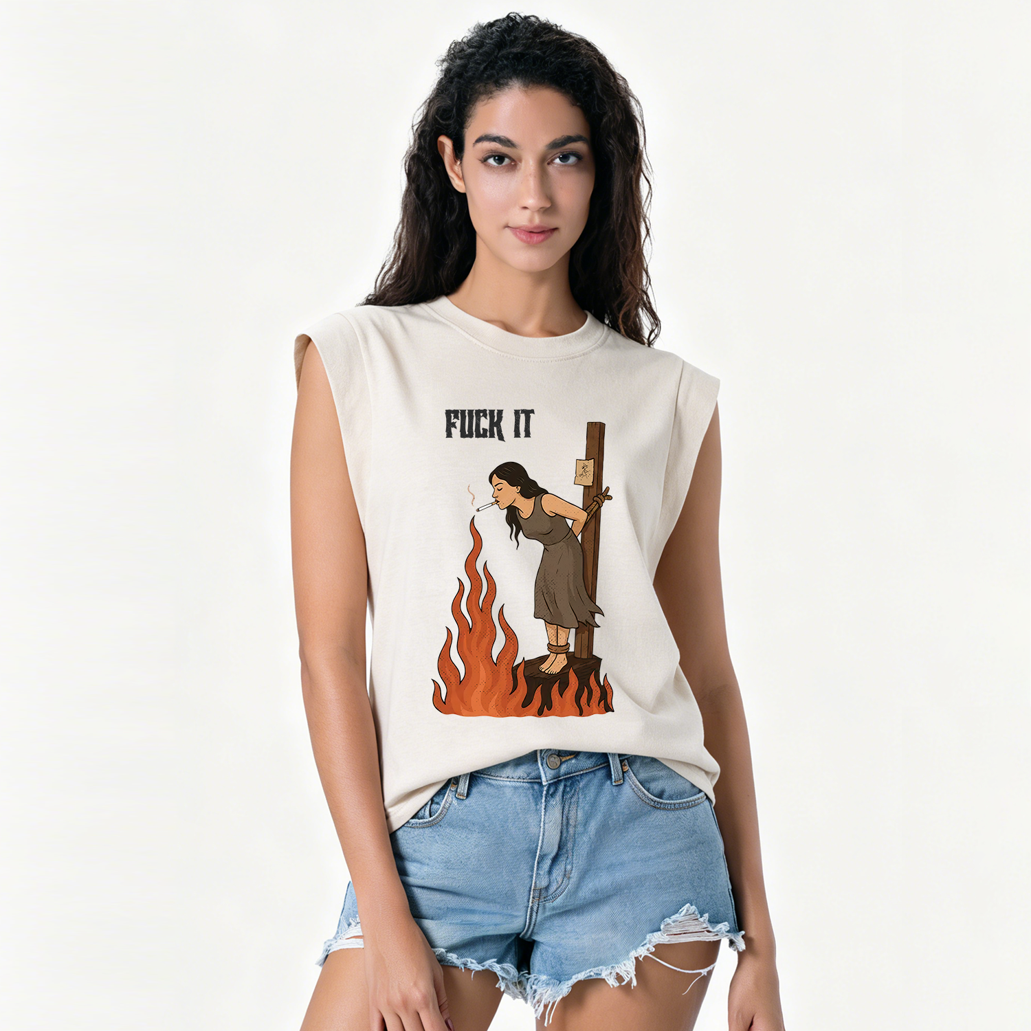 Purplehecate F*ck It Witch Vintage Washed Tank