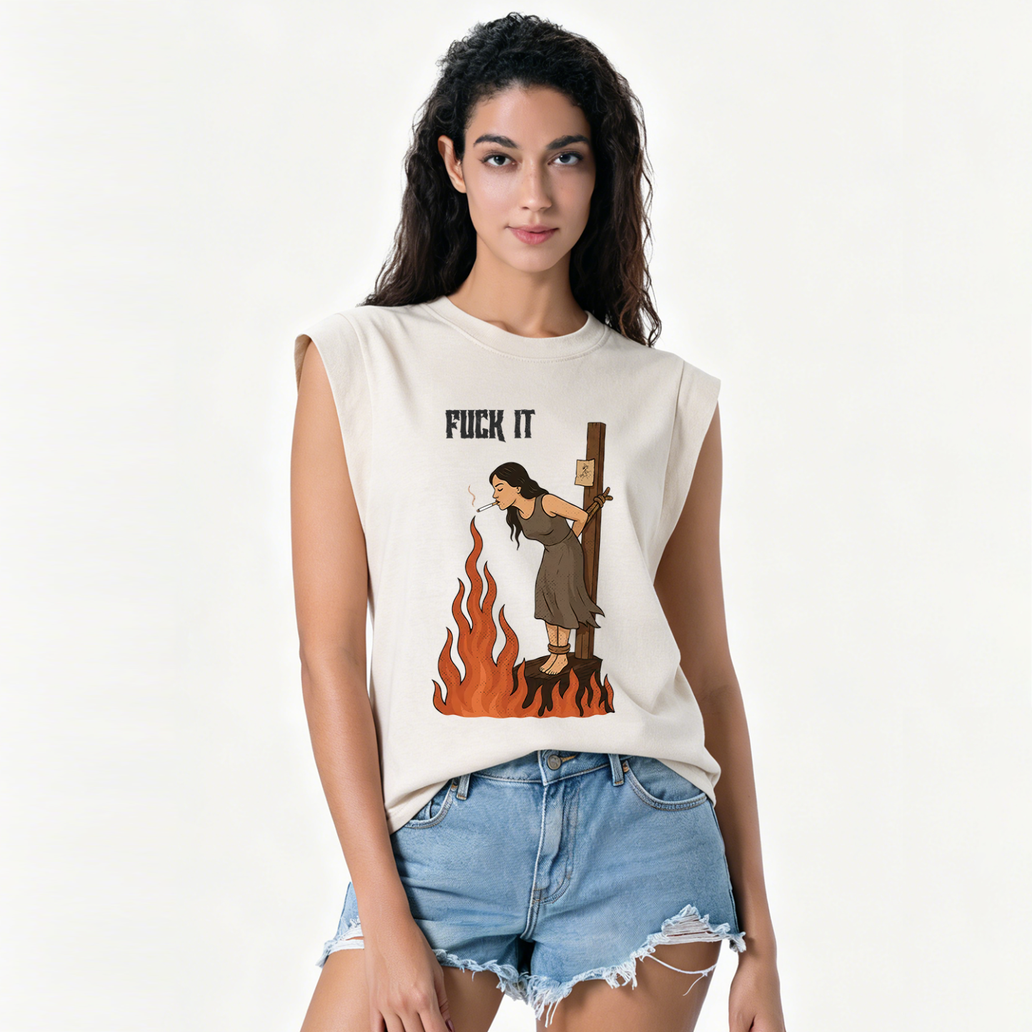Purplehecate F*ck It Witch Vintage Washed Tank