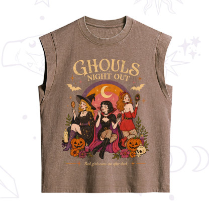 Purplehecate Ghouls Night Out Vintage Washed Tank