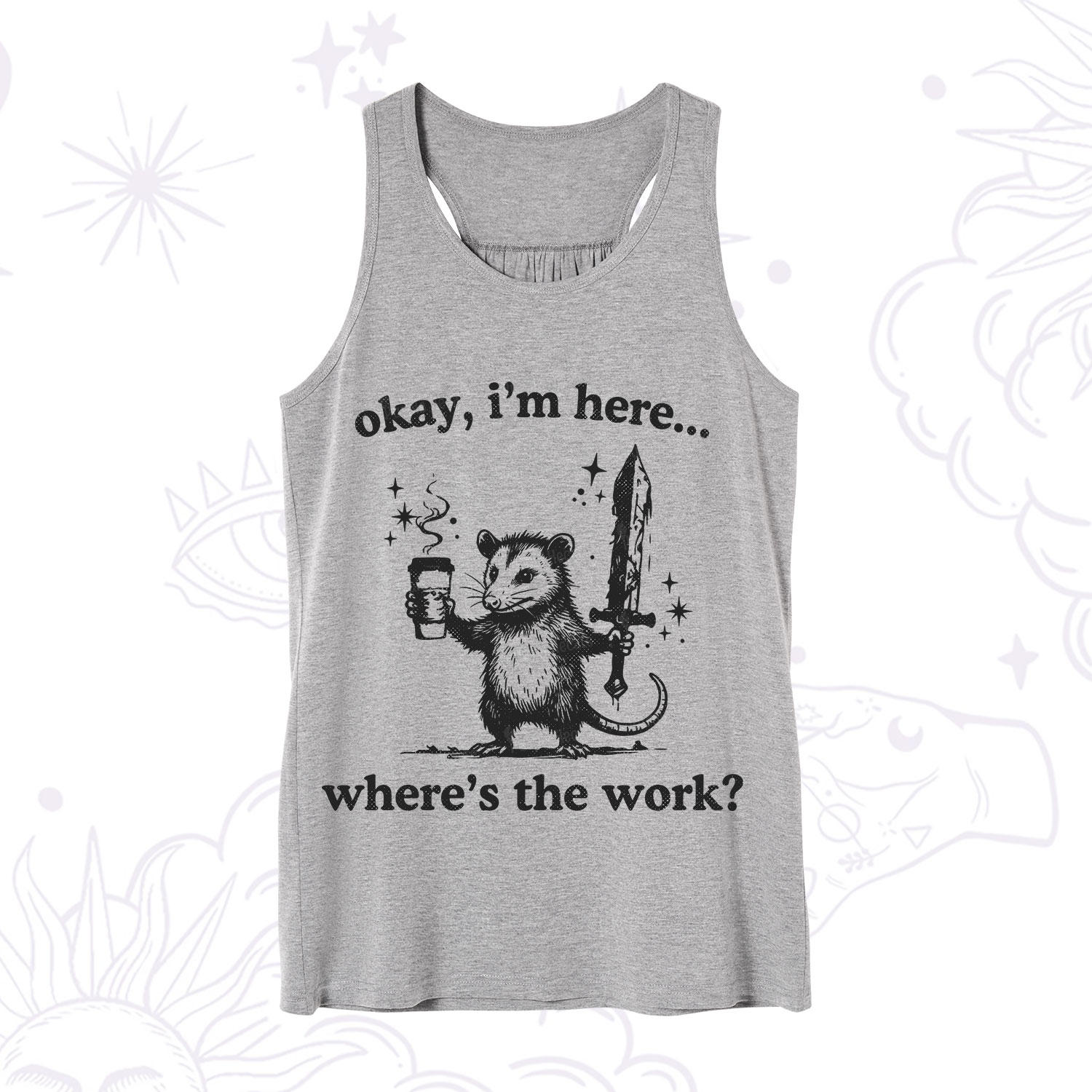 Purplehecate Okay I'm Here Where's The Work Tank