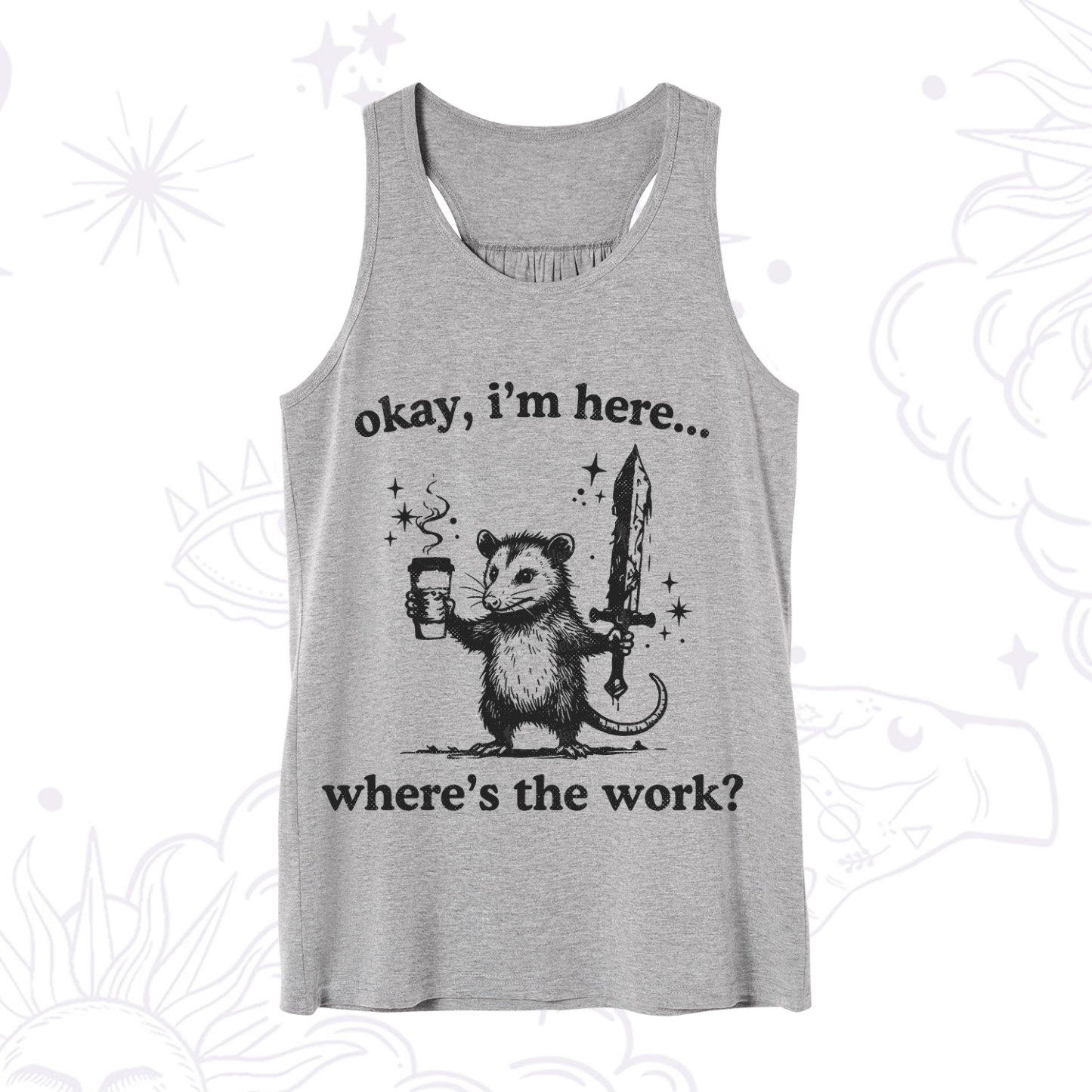 Purplehecate Okay I'm Here Where's The Work Tank