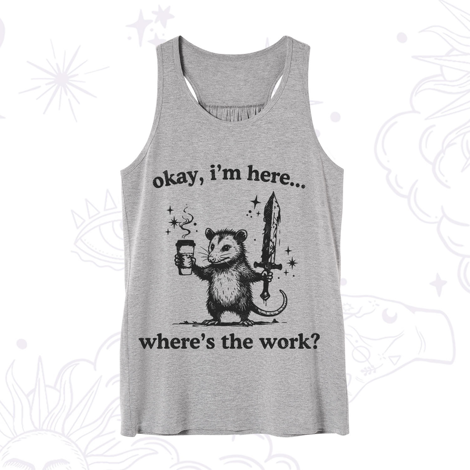 Purplehecate Okay I'm Here Where's The Work Tank
