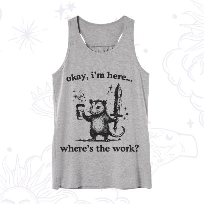 Purplehecate Okay I'm Here Where's The Work Tank