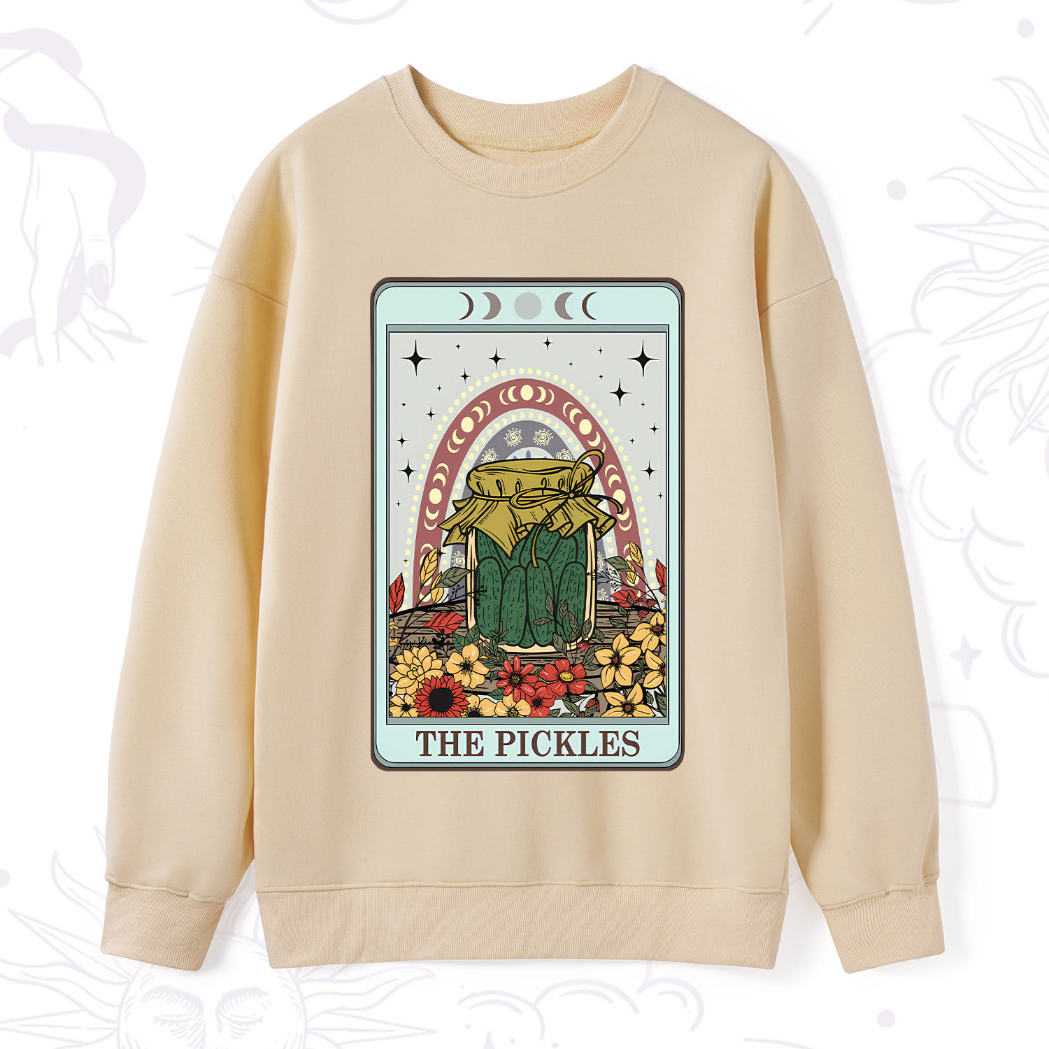 Purplehecate The Pickles Tarot Sweatshirt