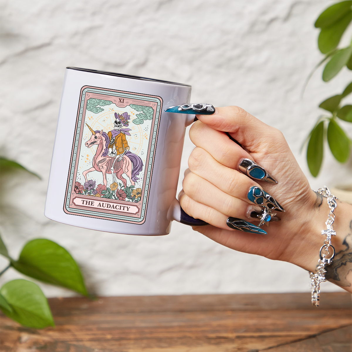 Purplehecate The Audacity Tarot Card Mug