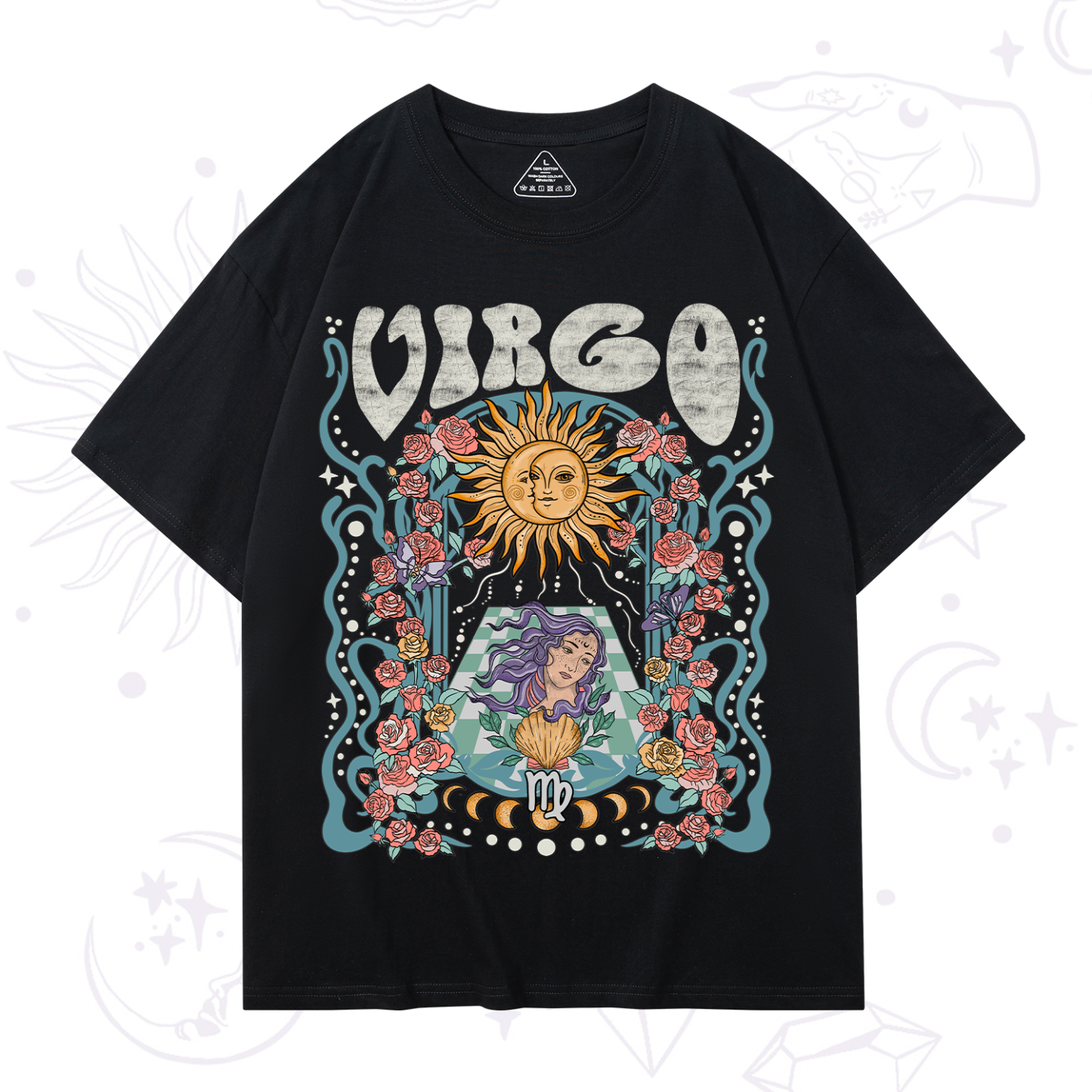 Magic Purplehecate Virgo Spirit Zodiac T-Shirt