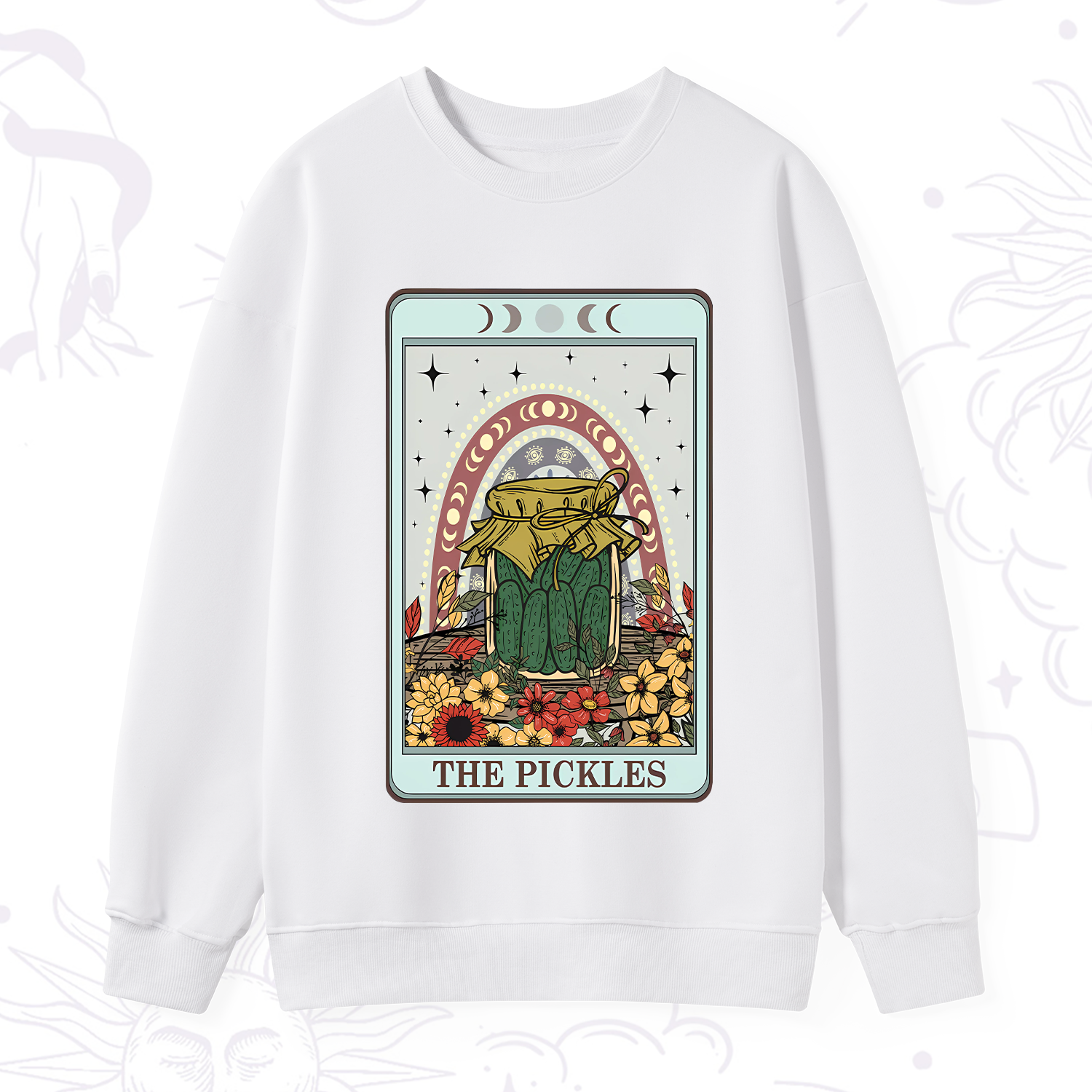 Purplehecate The Pickles Tarot Sweatshirt