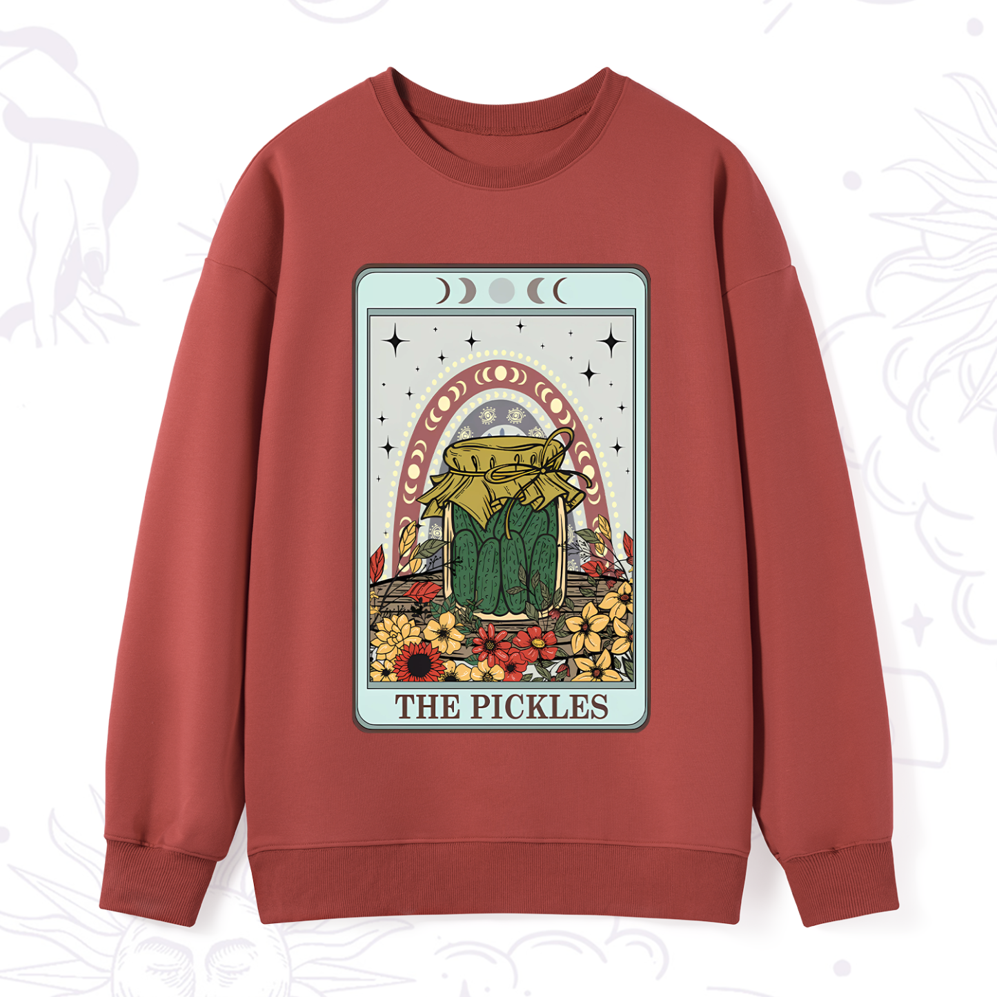 Purplehecate The Pickles Tarot Sweatshirt