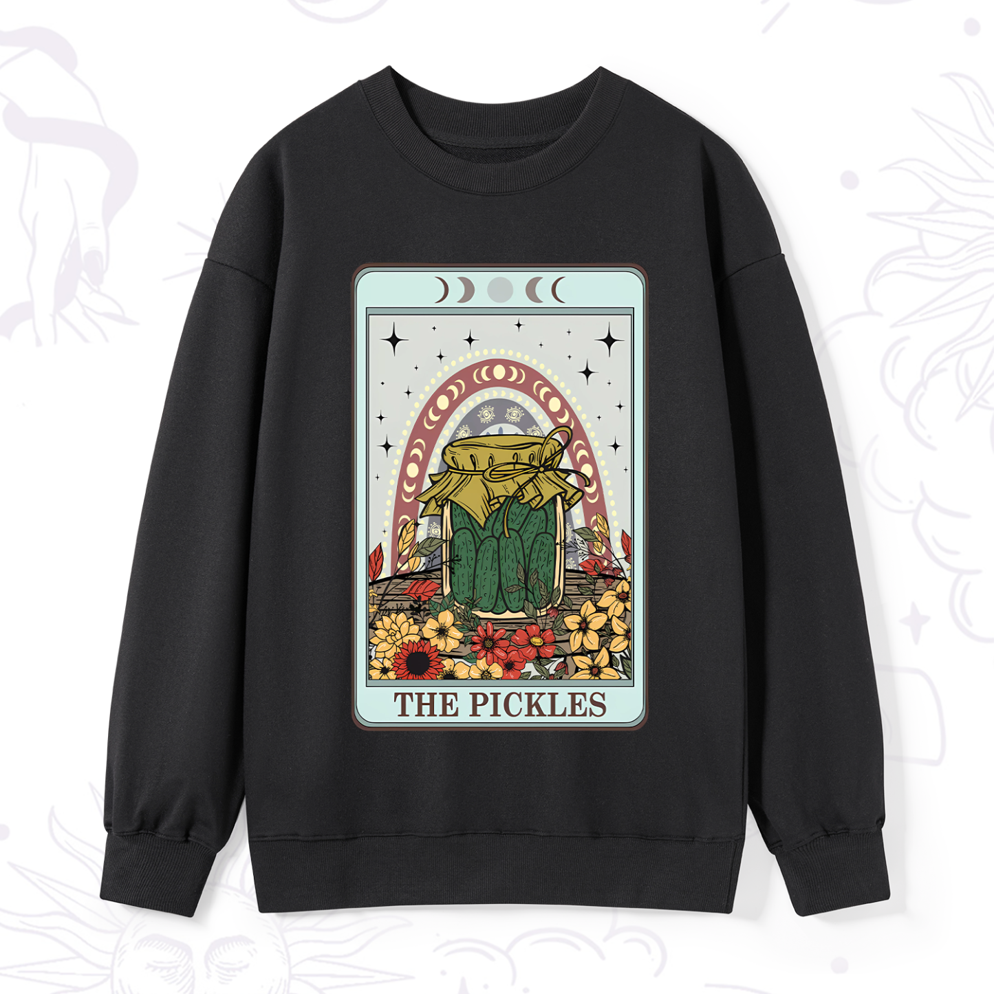 Magic Purplehecate The Pickles Tarot Sweatshirt