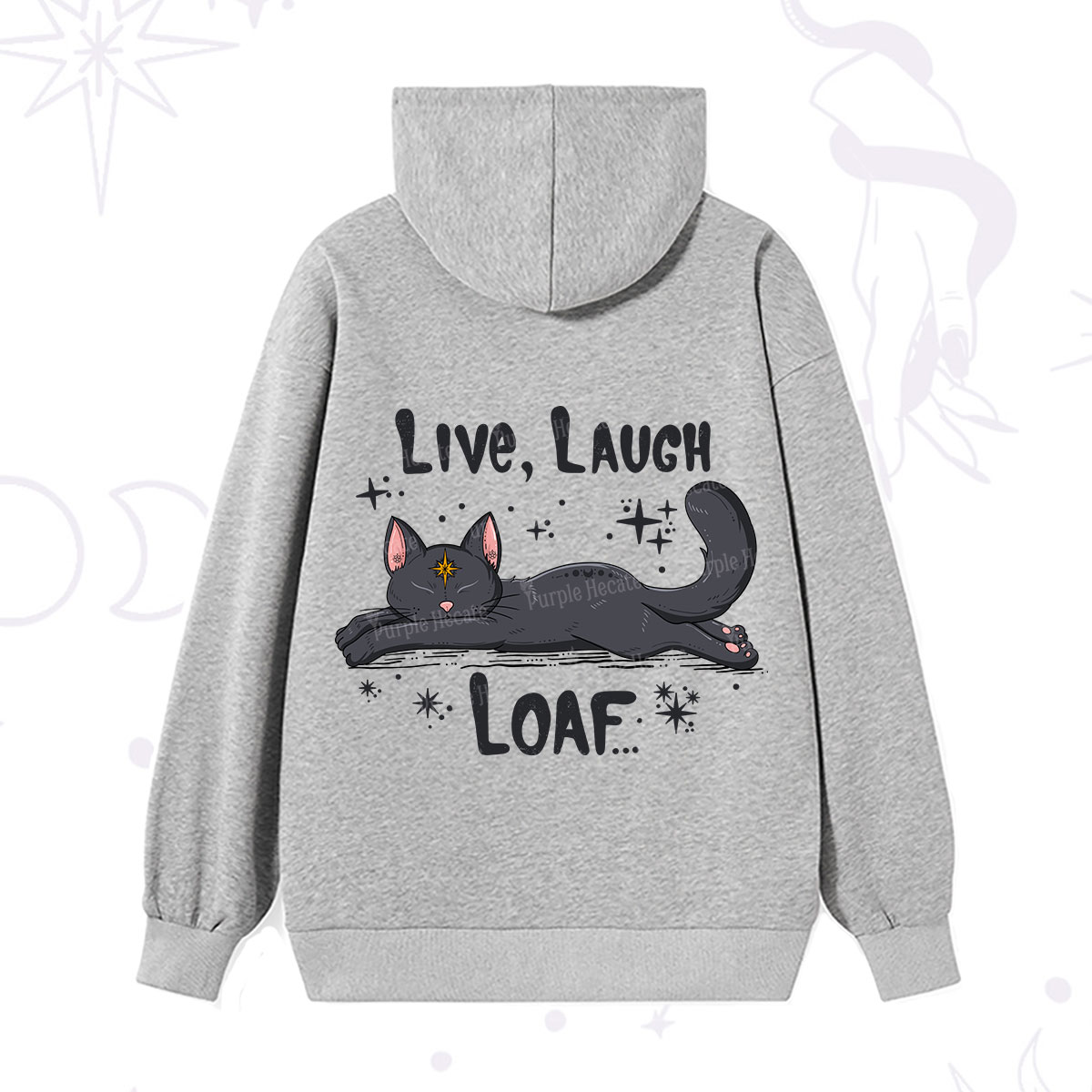 Purplehecate Live Laugh Loaf Hoodie