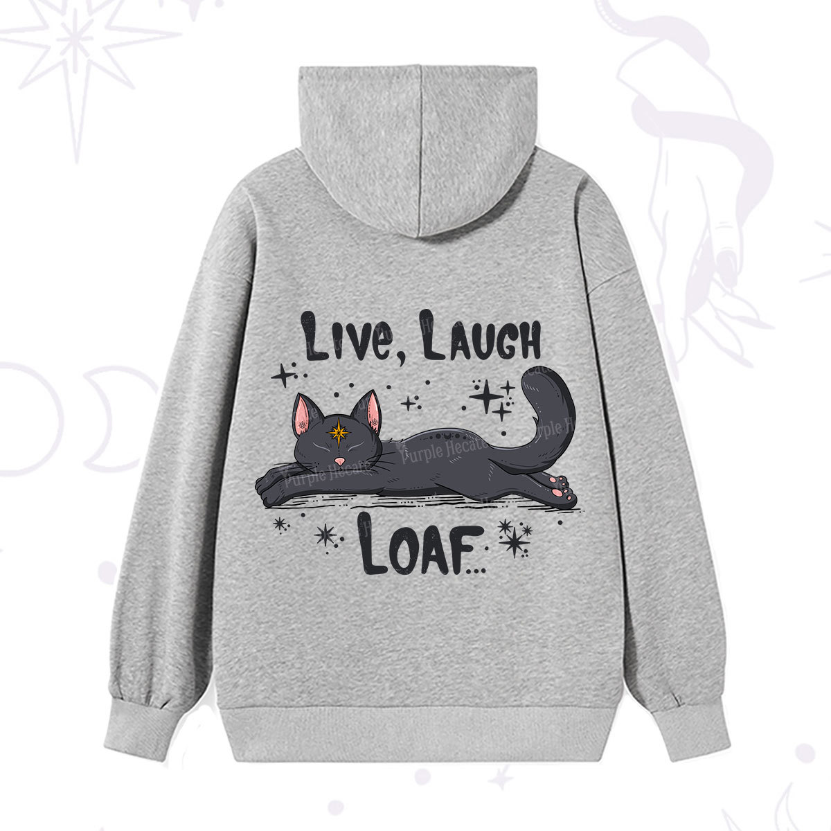 Purplehecate Live Laugh Loaf Hoodie