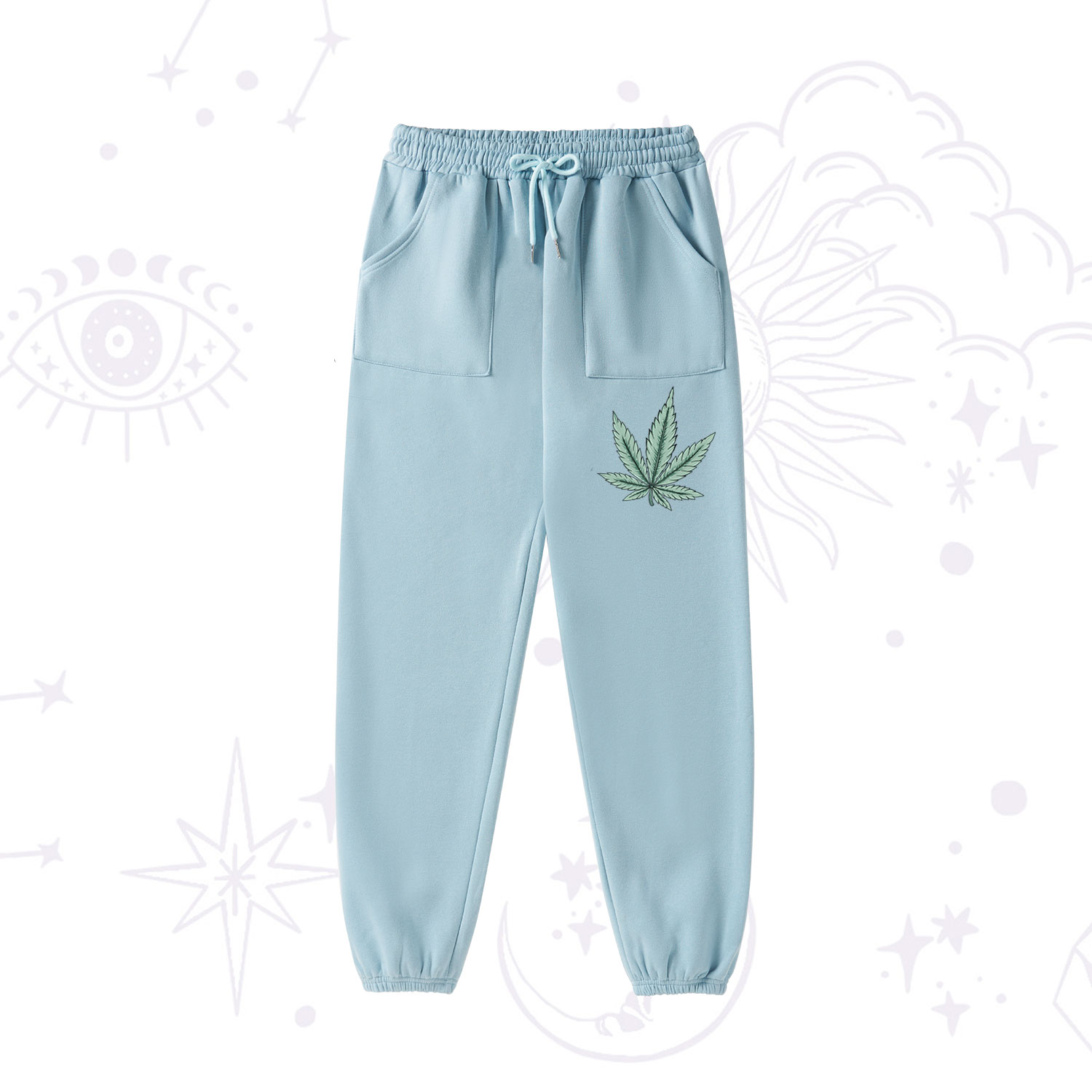 Purplehecate Sarcastic Weed Fleece Hoodie Suit