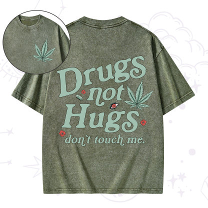 Purplehecate Sarcastic Weed Washed T-Shirt