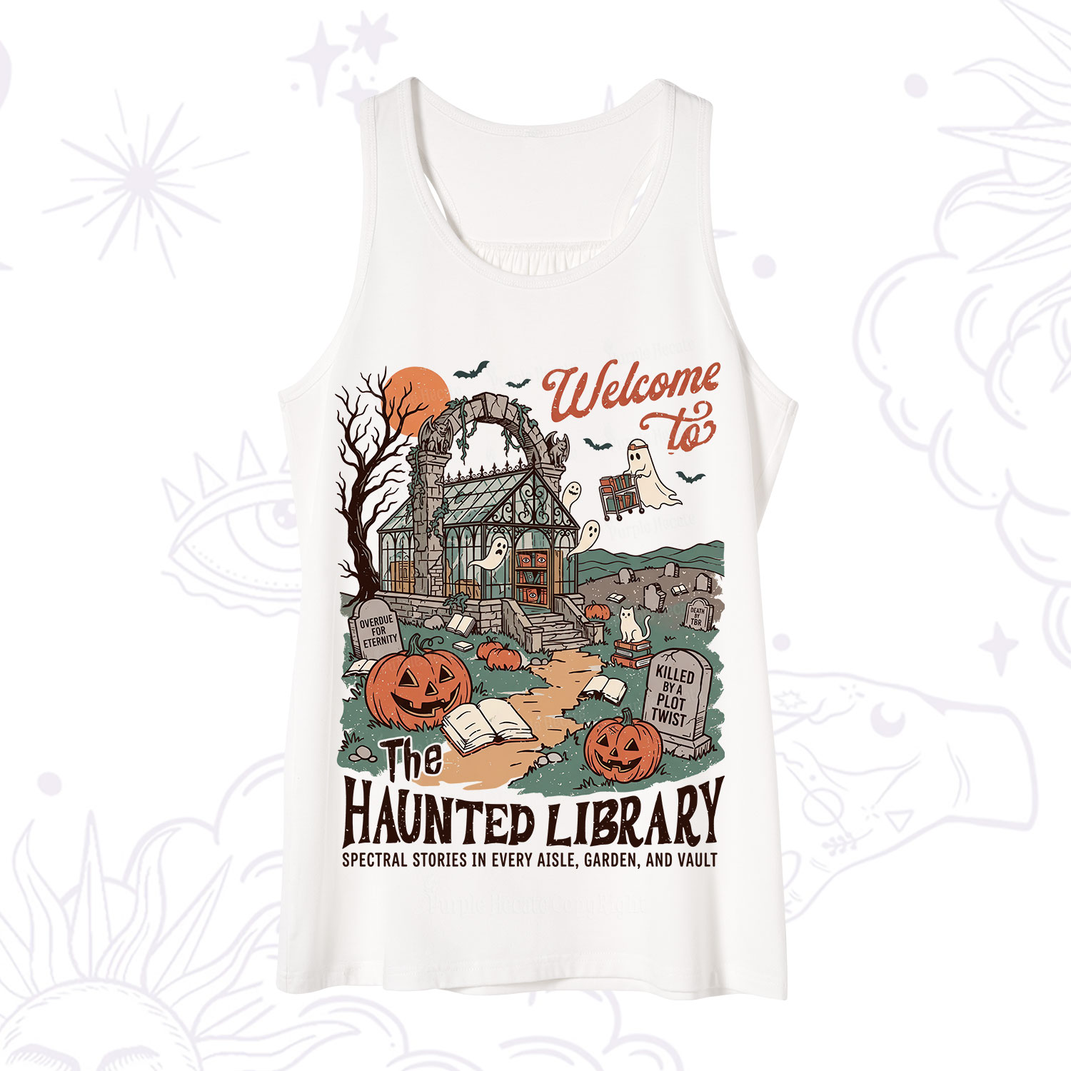 Purplehecate Welcome to the Haunted Library Tank
