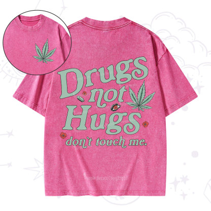 Purplehecate Sarcastic Weed Washed T-Shirt