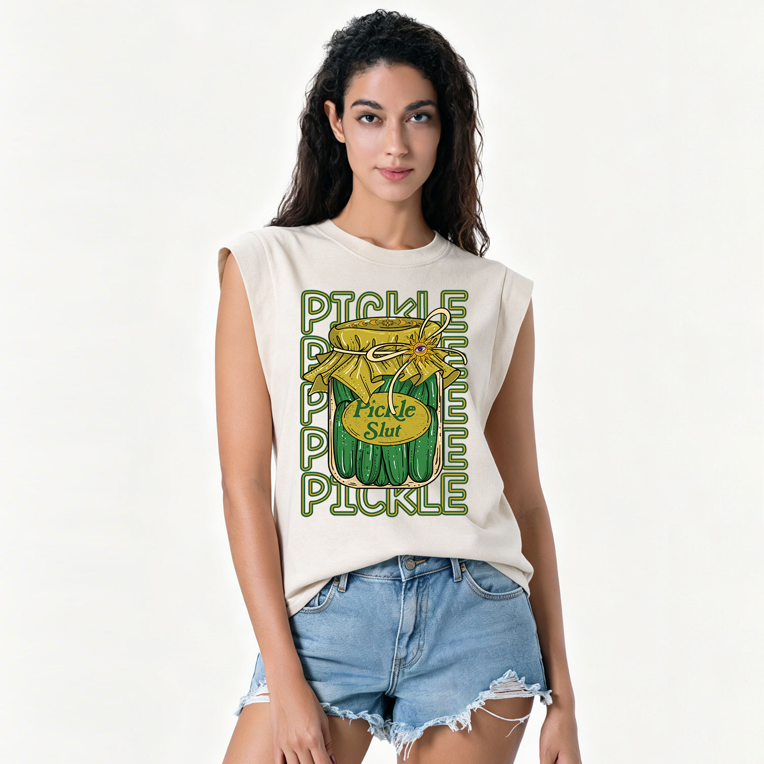 Purplehecate Pickle Slut Vintage Washed Tank