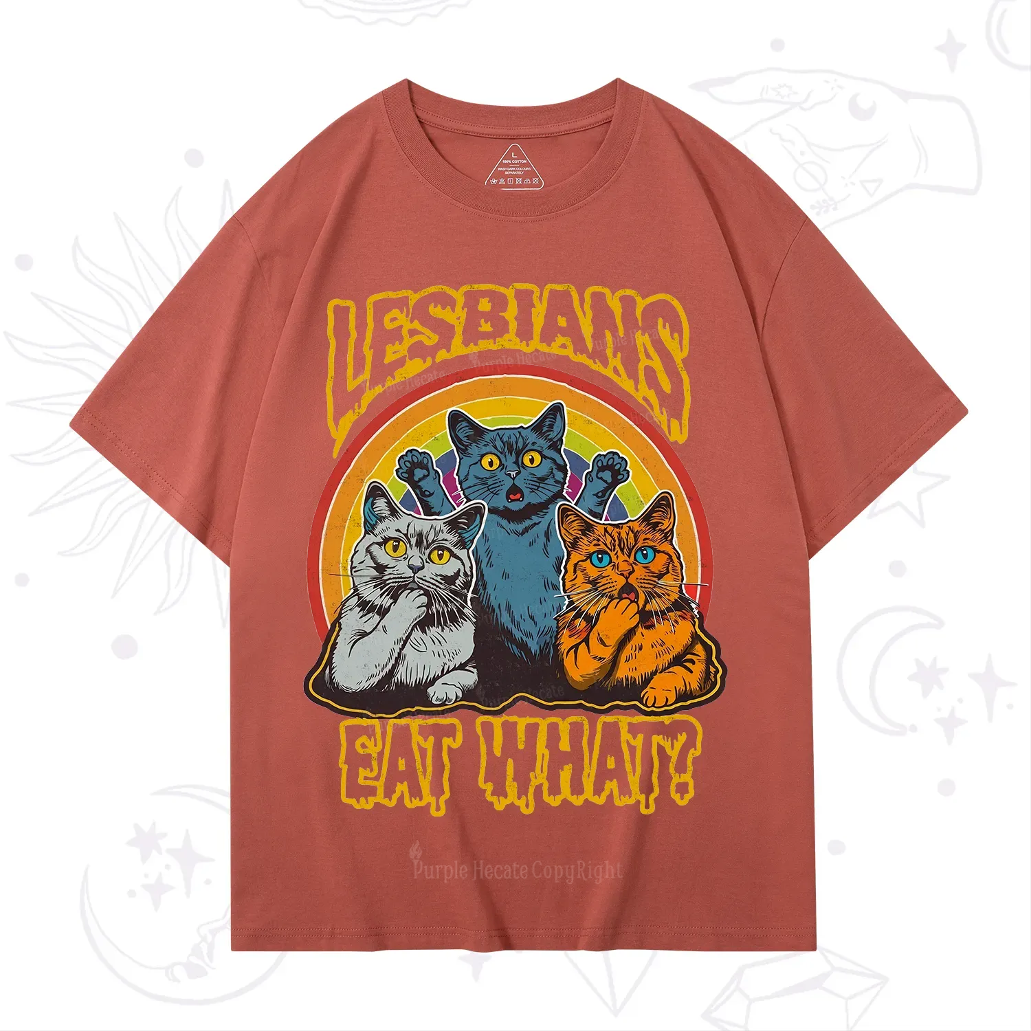 Purplehecate Lesbians eat what T-Shirt