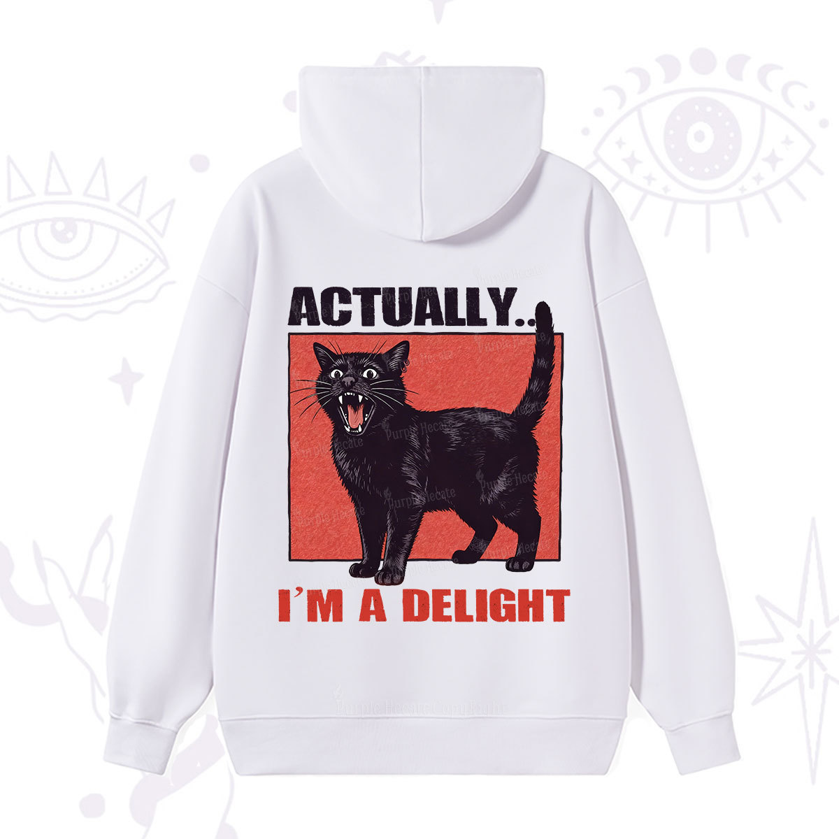 Purplehecate Actually Im a Delight Hoodie