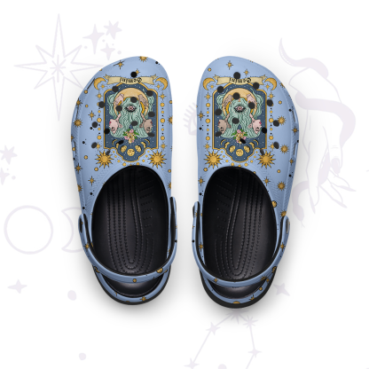 Purplehecate Gemini Zodiac Rubber Clogs
