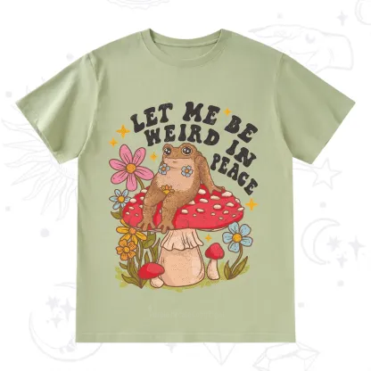 Purplehecate Let Me Be Weird In Peace Toad T-Shirt