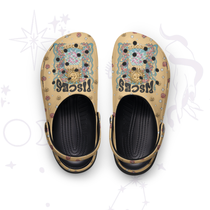 Purplehecate Pisces Spirit Zodiac Rubber Clogs