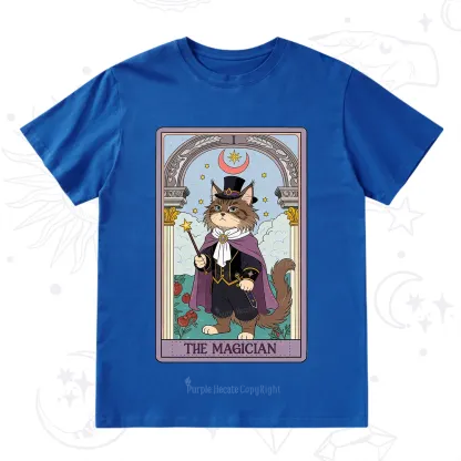 Purplehecate The Magician Cat Tarot T-Shirt