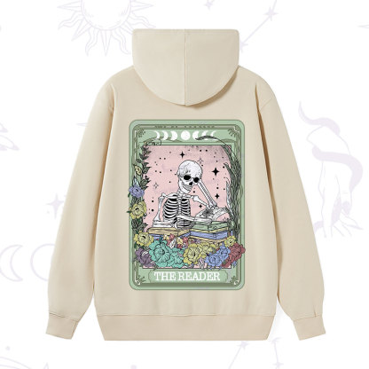 Purplehecate The Reader Bookworm Tarot Skeleton Hoodie