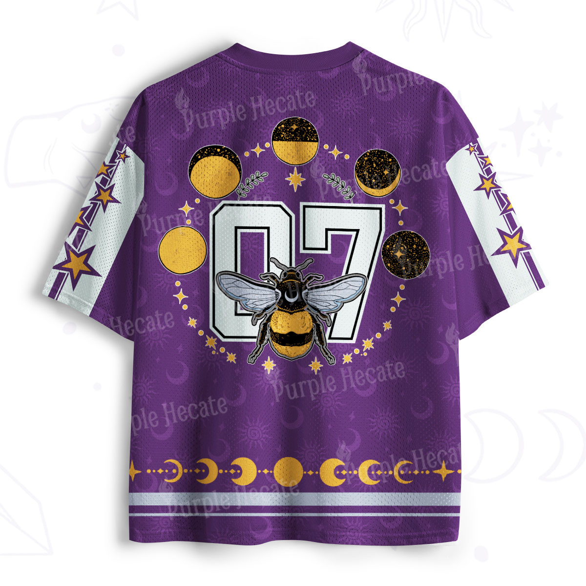 Purplehecate Moon Bee Guards the Stars Mesh Jersey