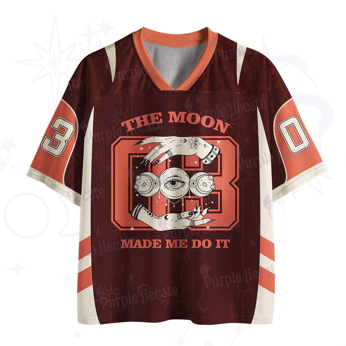 Purplehecate Funny The Moon Made Me Do It Mesh Jersey
