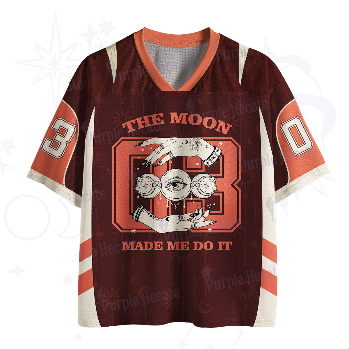 Purplehecate Funny The Moon Made Me Do It Mesh Jersey