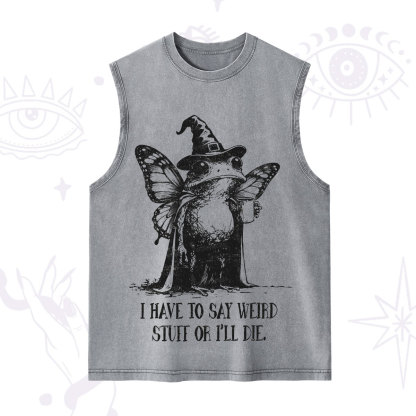 Purplehecate I Have to Say Weird Stuff Or I'll Die Washed Tank