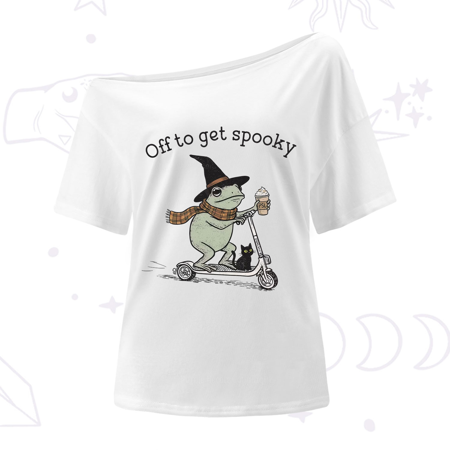 Purplehecate Off to get Spooky Halloween Forg One Shoulder T-Shirt