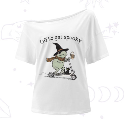 Purplehecate Off to get Spooky Halloween Forg One Shoulder T-Shirt
