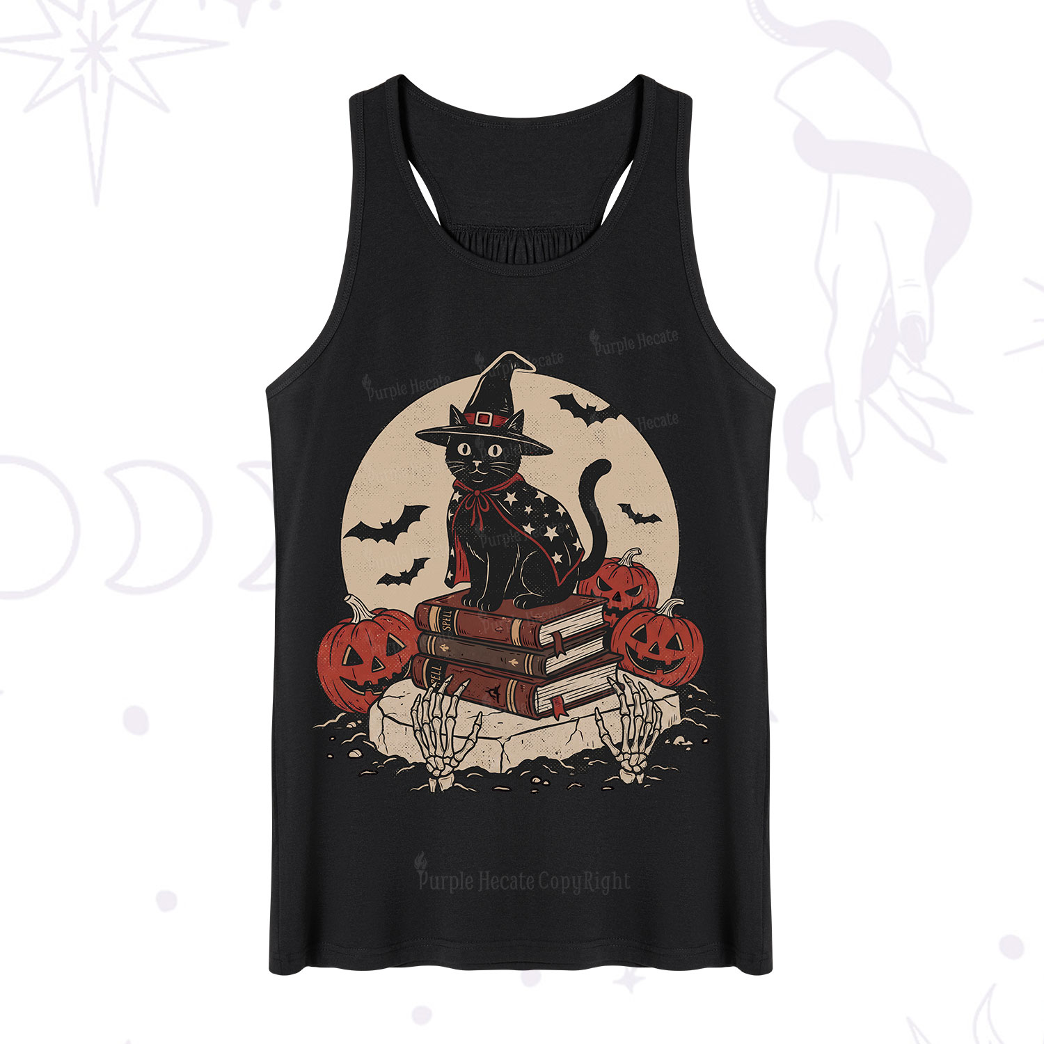 Purplehecate Witch Hat Pumpkin Tank