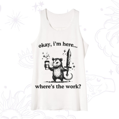 Purplehecate Okay I'm Here Where's The Work Tank